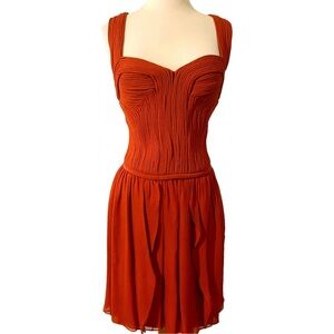 narciso rodriguez dress maroon color
Fitted dress. -
Size 2.